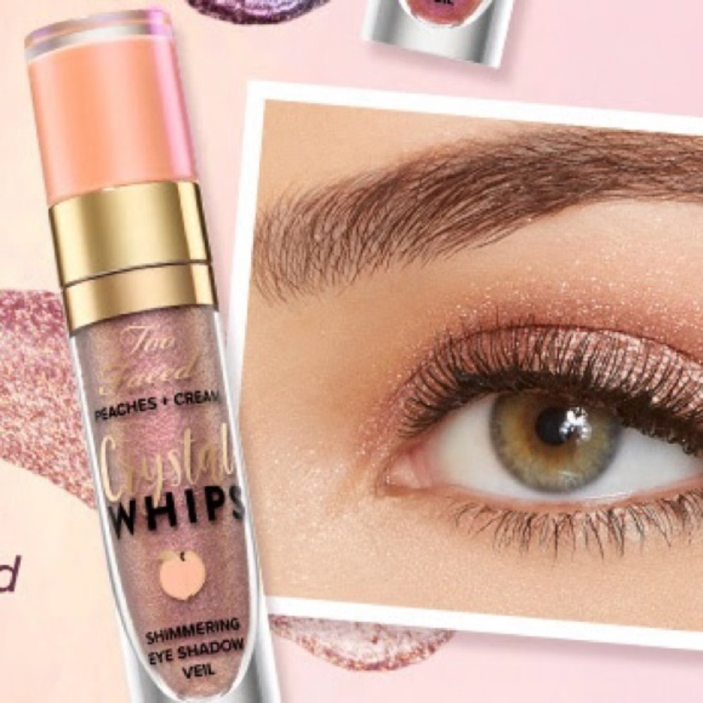 Too Faced Crystal Whips Long-Wearing Shimmering Eye Shadow Veil